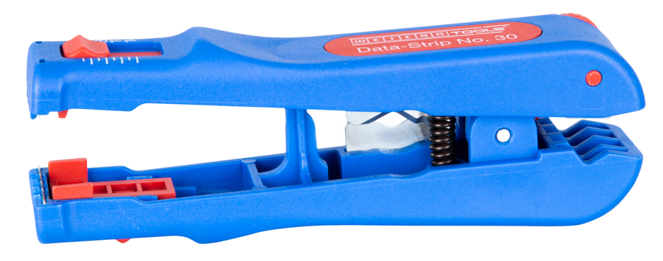 Data-Strip No. 30 | for skinning and stripping data and network cables I incl. side cutter I Working range 4.0 - 10 mm Ø Data-Strip No. 30 | for skinning and stripping data and network cables I incl. side cutter I Working range 4.0 - 10 mm Ø