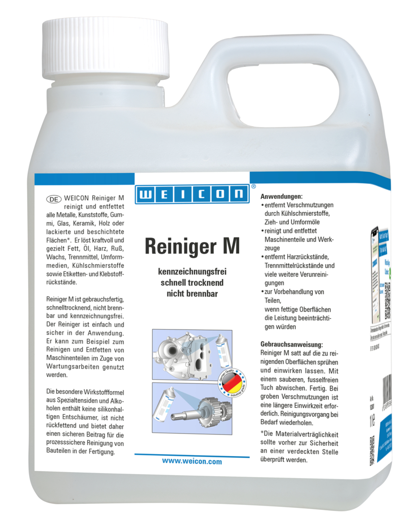 Cleaner M | powerful special cleaner, non-flammable Cleaner M | powerful special cleaner, non-flammable