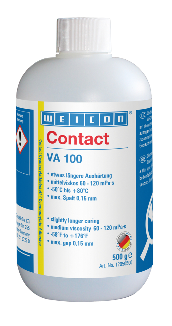 VA 100 Cyanoacrylate Adhesive | instant adhesive for metal, plastic and rubber