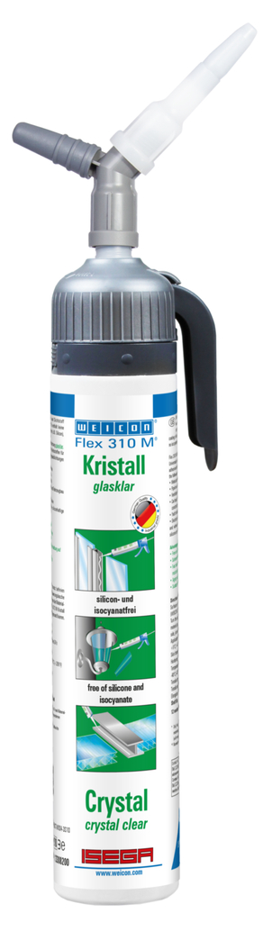 Flex 310 M® Crystal | MS polymer-based elastic adhesive for versatile use