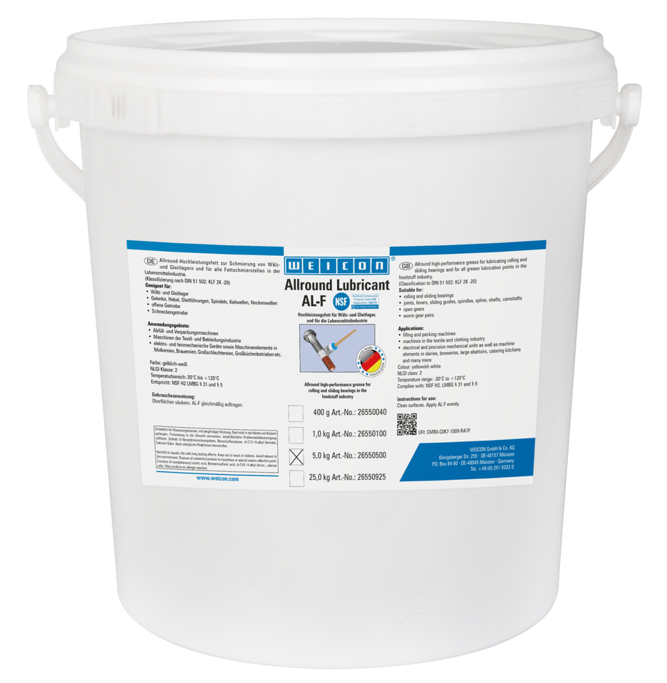 AL-F High-Performance Grease | food-grade multi-purpose grease