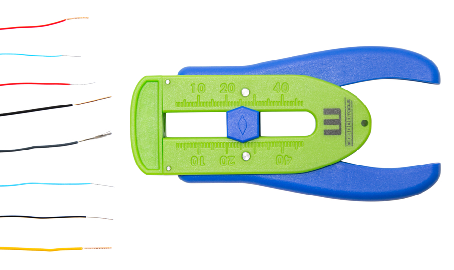 Precision Wire Stripper S Green Line | Sustainable stripping tool I for thin conductors and wires, stripping range from 0,12 mm - 0,8 mm (36-20 AWG)