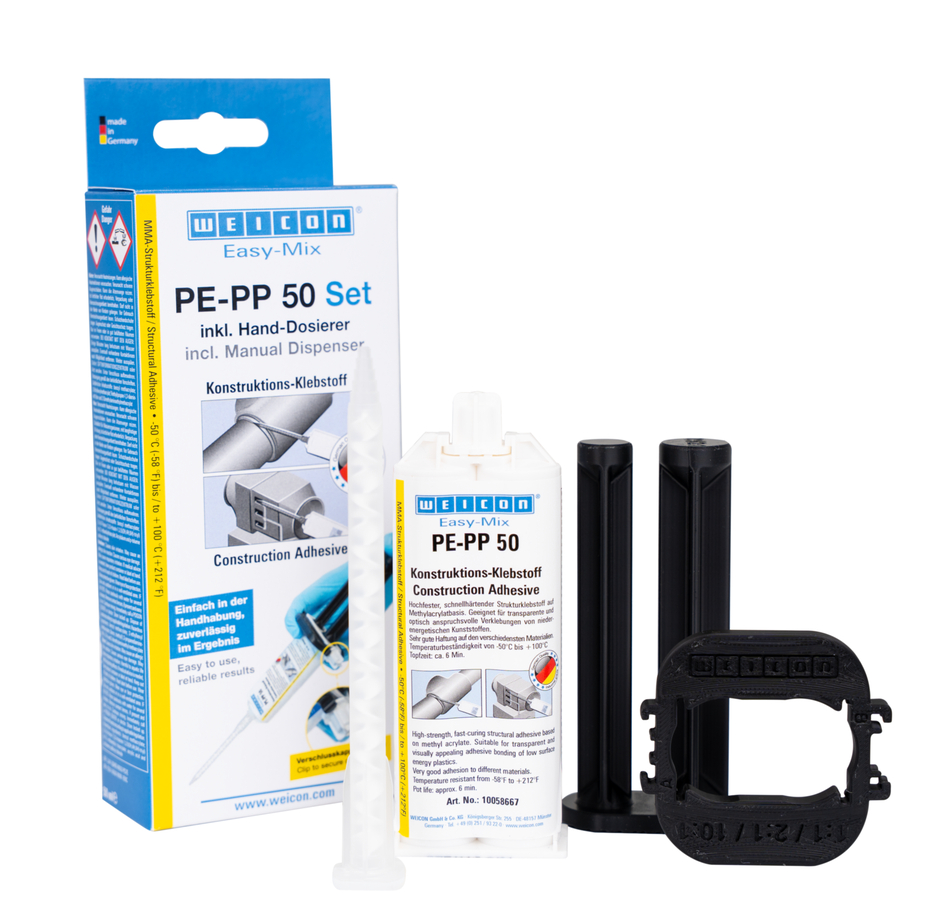 Easy-Mix PE-PP 50 Structural Acrylic Adhesive | construction adhesive based on methyl acrylate for special plastics