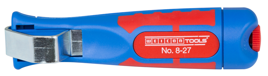 Cable Stripper No. 8 - 27 | with 2-component and fibreglass-reinforced plastic handle I working range 8 - 28 mm Ć Cable Stripper No. 8 - 27 | with 2-component and fibreglass-reinforced plastic handle I working range 8 - 28 mm Ć