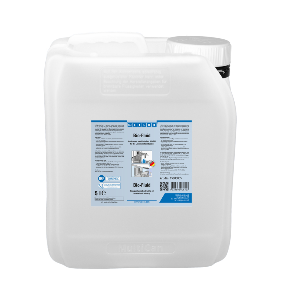 Food Grade Lubricant | lubricating and care oil for the food sector NSF H1