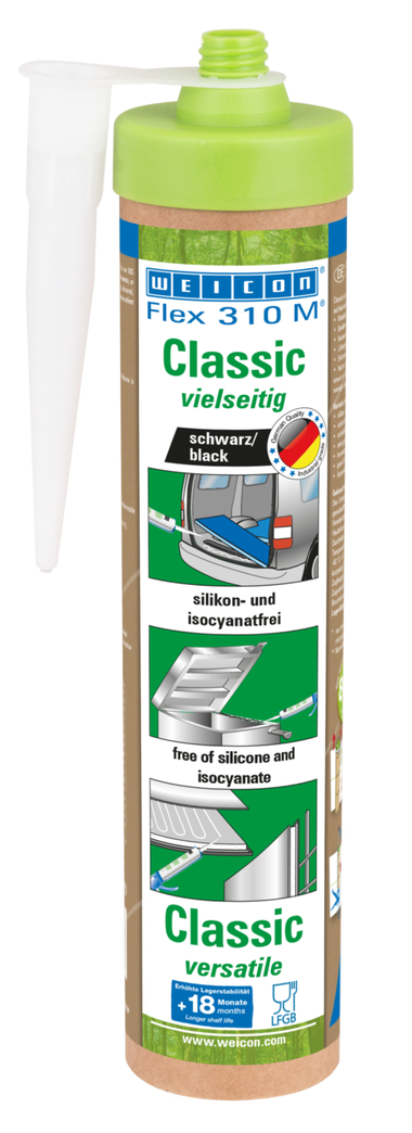 Flex 310 M® Classic MS-Polymer | elastic adhesive based on MS-Polymer in Presspack packaging for fatigue-free working