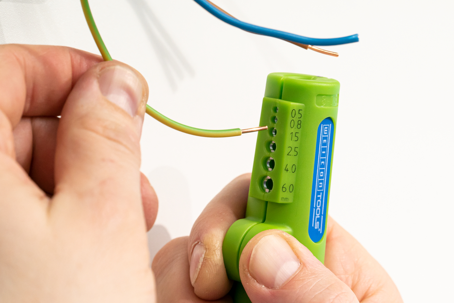 Quadro-Stripper No.16 Green Line | Stripping tools made from up to 97% renewable raw materials I multifunctional stripper, working range stripping 0,5 - 6,0 mm² I skinning 8 - 13 mm Ø