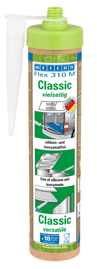 Flex 310 MĀ® Classic MS-Polymer | MS polymer-based elastic adhesive for versatile use Flex 310 MĀ® Classic MS-Polymer | MS polymer-based elastic adhesive for versatile use