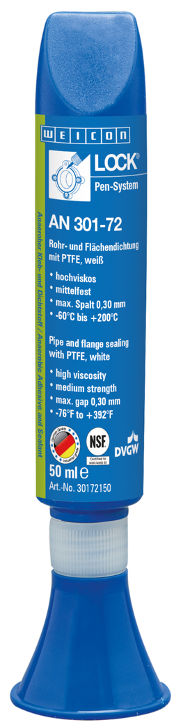 WEICONLOCKĀ® AN 301-72 Pipe and Flange Sealing | with PTFE, medium strength, high-temperature-resistant WEICONLOCKĀ® AN 301-72 Pipe and Flange Sealing | with PTFE, medium strength, high-temperature-resistant