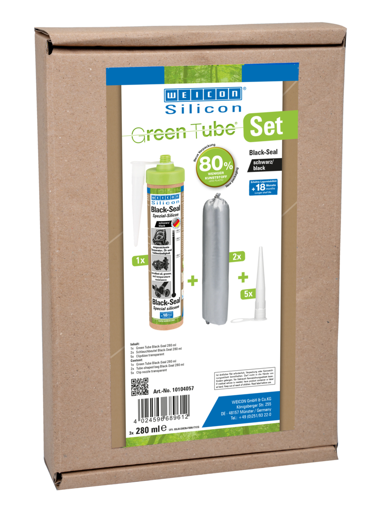 Black-Seal Special Silicone | permanently elastic sealant for oil- or grease-resistant areas