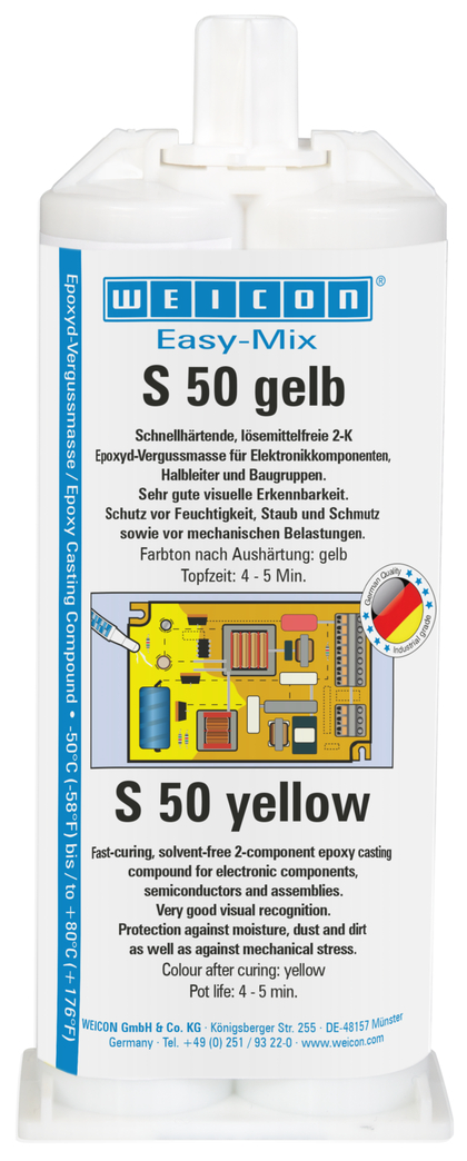 Easy-Mix S 50 yellow | epoxy adhesive Easy-Mix S 50 yellow | epoxy adhesive