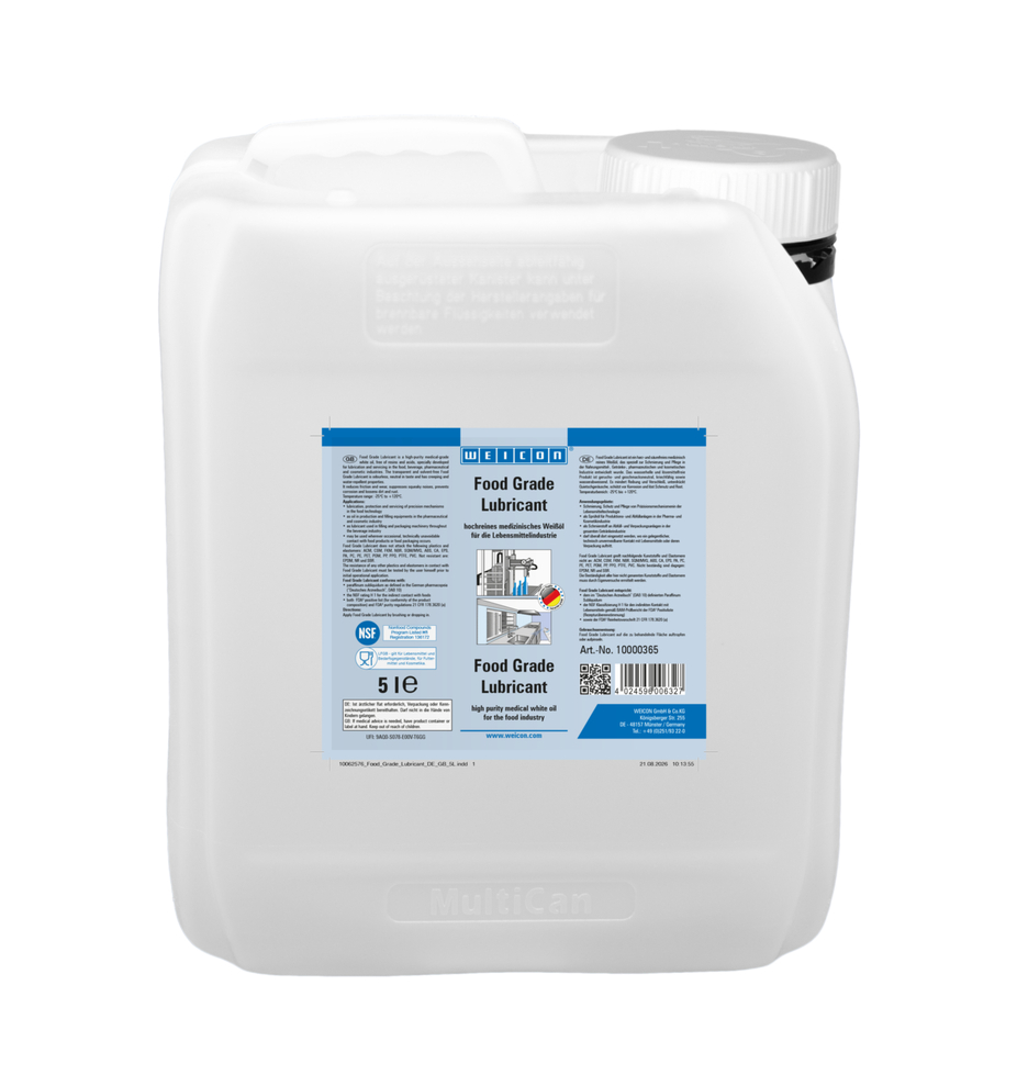 Food Grade Lubricant | lubricating and care oil for the food sector NSF H1