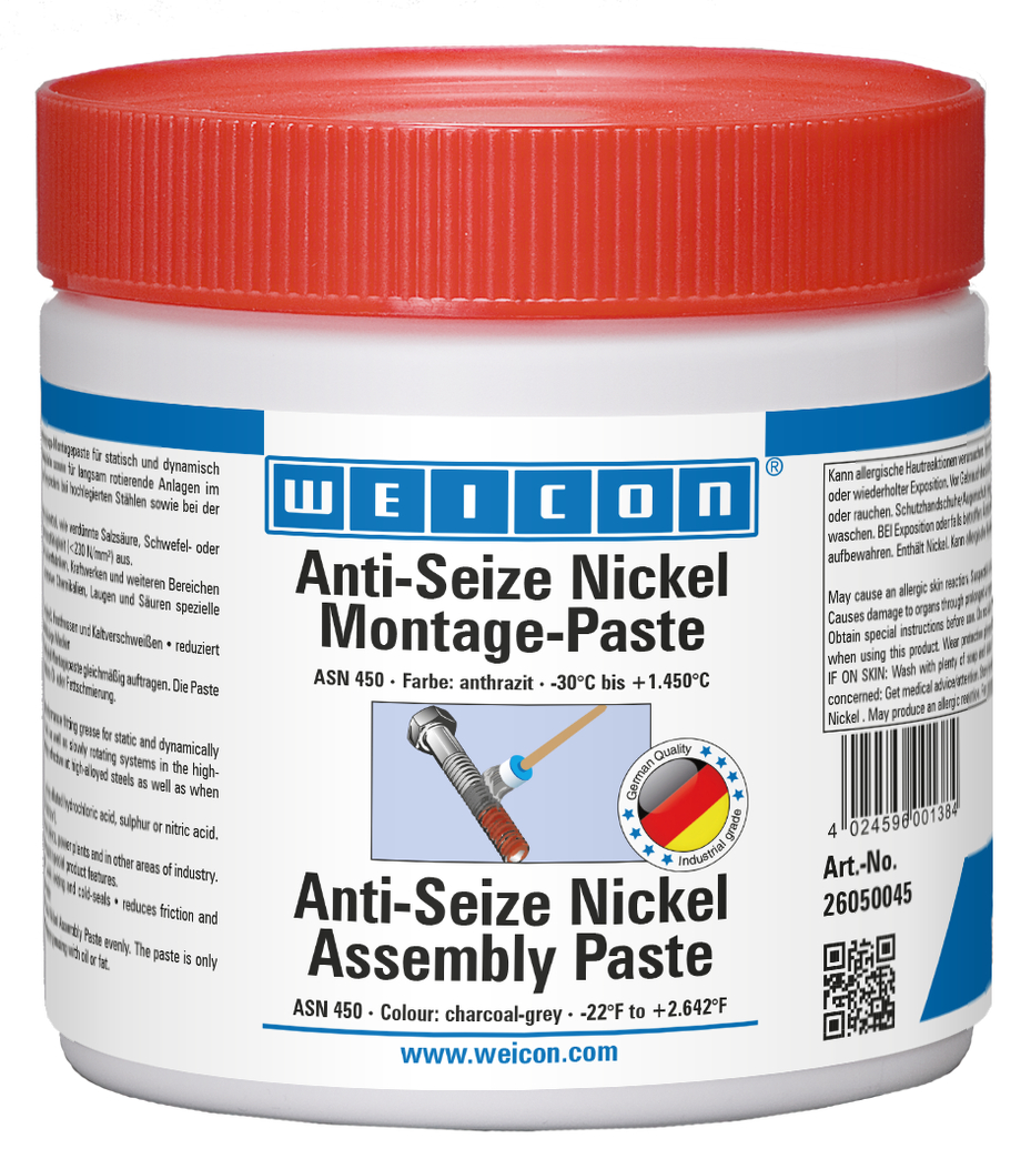 Anti-Seize Nickel Assembly Pastes | lubricant and release agent paste, high-temperature-resistant