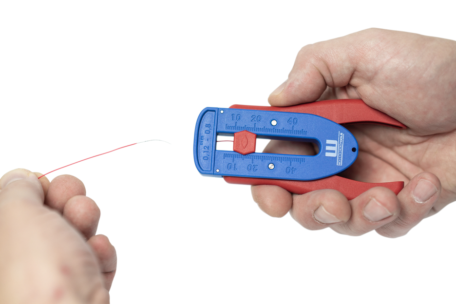 Precision Wire Stripper S | for thin conductors and wires I stripping range from 0,12 mm - 0,8 mm (36-20 AWG)