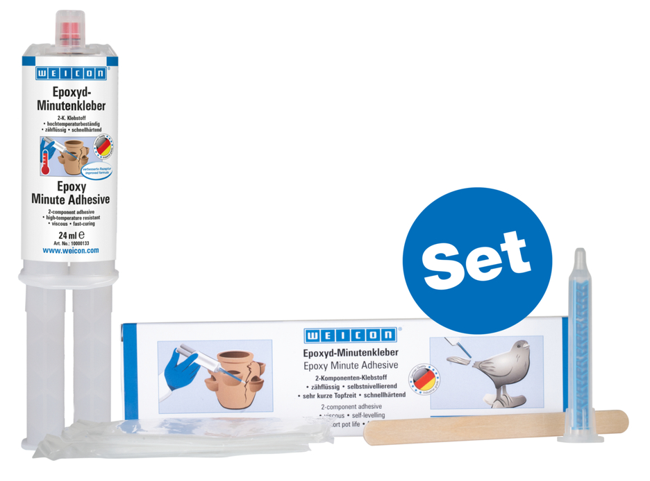 Epoxy Minute Adhesive | Universally applicable, high-temperature resistant epoxy resin adhesive