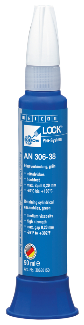 WEICONLOCKĀ® AN 306-38 Retaining Cylindrical
Assemblies | high strength, with drinking water approval WEICONLOCKĀ® AN 306-38 Retaining Cylindrical
Assemblies | high strength, with drinking water approval