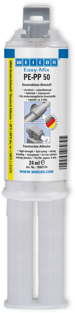 Easy-Mix PE-PP 50 Structural Acrylic Adhesive | construction adhesive based on methyl acrylate for special plastics