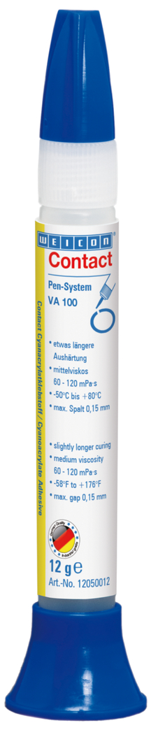VA 100 Cyanoacrylate Adhesive | instant adhesive for metal, plastic and rubber
