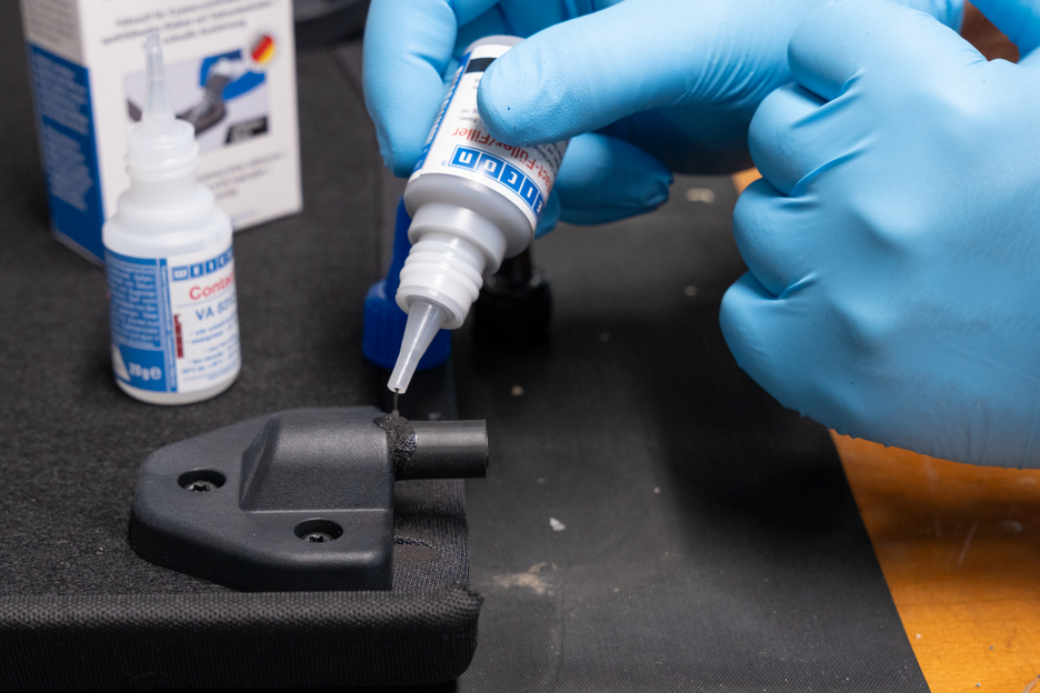 Contact-Filler Set | transparent special filler and cyanoacrylate adhesive Contact VA 8312