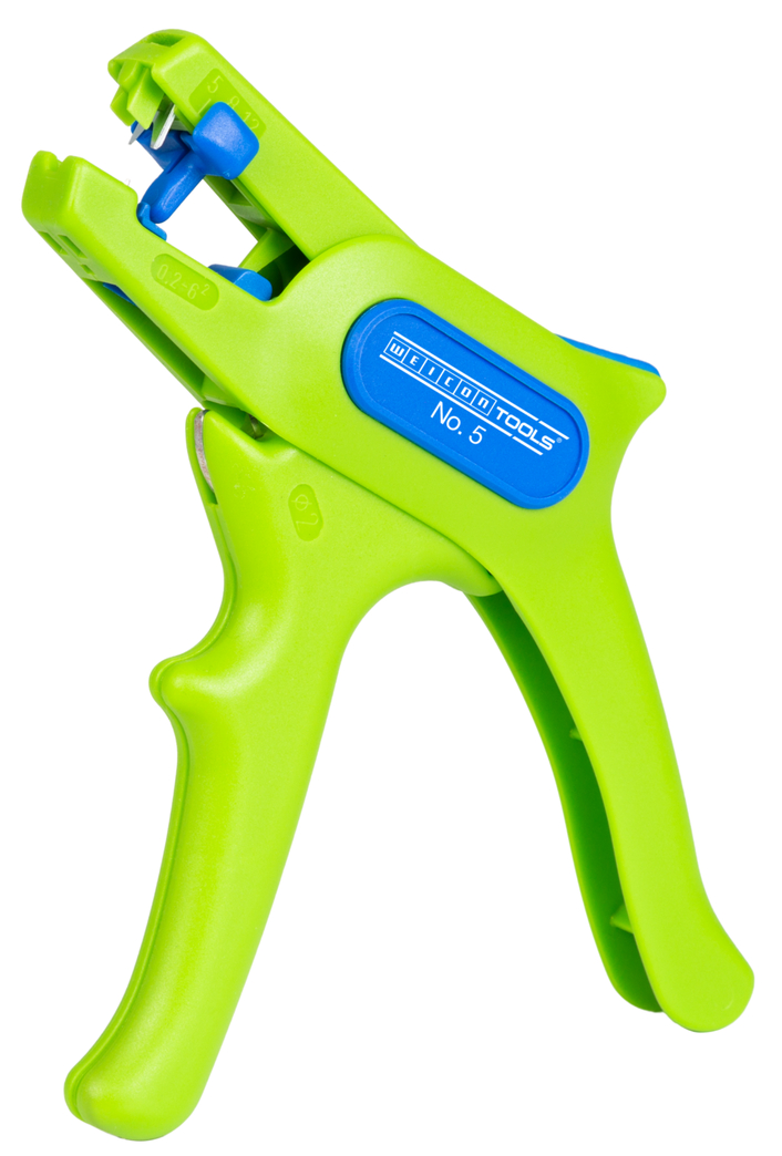 Wire Stripper No. 5 Green Line | Stripping tools made from up to 97% renewable raw materials I for all common stranded and solid conductors, working range 0,2 - 6,0 mm²