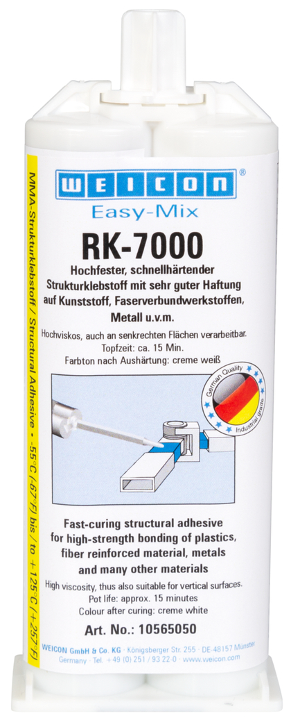 Easy-Mix RK-7000 Structural Acrylic Adhesive | slow-curing structural acrylic adhesive