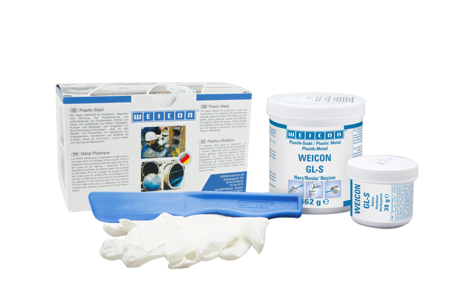 WEICON GL-S | mineral-filled epoxy resin system for wear protection coating, slow curing