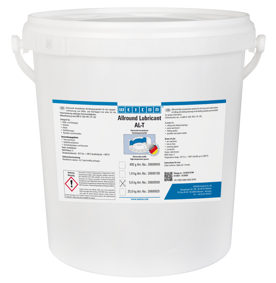 AL-T High-Performance Grease | High-temperature grease 190°C AL-T High-Performance Grease | High-temperature grease 190°C