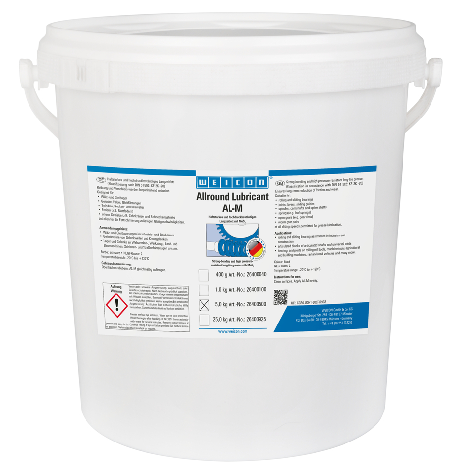 AL-M High-Performance Grease | Long-term lubrication with MoS2