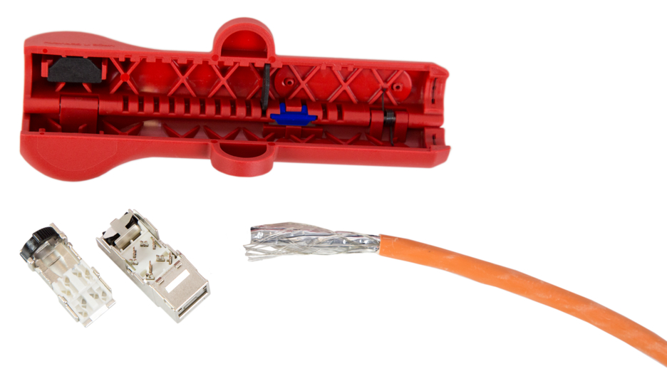 Cat Cable-Stripper No. 10 | for stripping data and network cables I working range 4,5 - 10,0 mm Ø