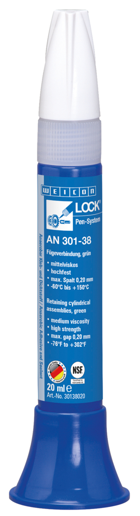 WEICONLOCK® AN 301-38 Retaining Cylindrical
Assemblies | high strength, medium viscosity