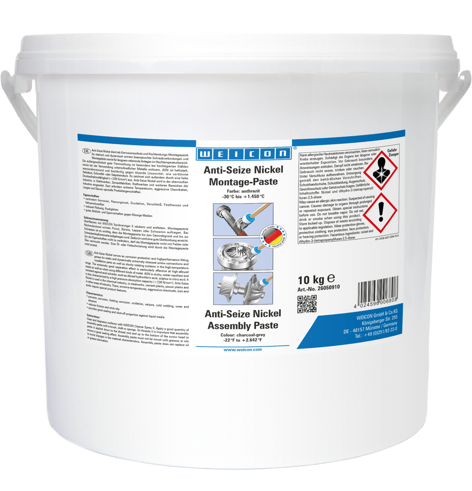 Anti-Seize Nickel Assembly Pastes | lubricant and release agent paste, high-temperature-resistant Anti-Seize Nickel Assembly Pastes | lubricant and release agent paste, high-temperature-resistant