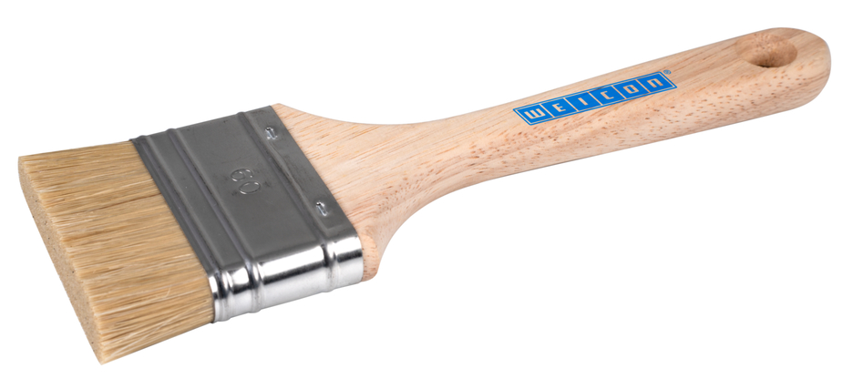 Brush 60, short, flat, Plastic Metal | Natural bristles 24 mm, for flowable materials Brush 60, short, flat, Plastic Metal | Natural bristles 24 mm, for flowable materials