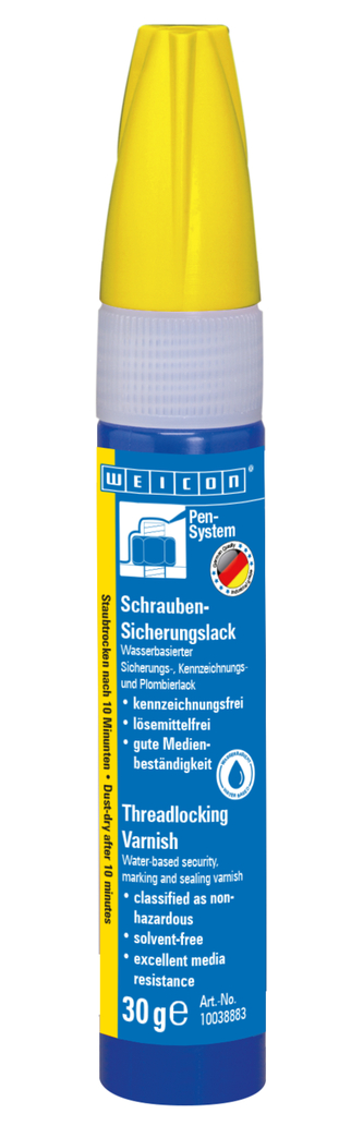 Threadlocking Varnish | Water-based lacquer for threadlocking, marking and sealing