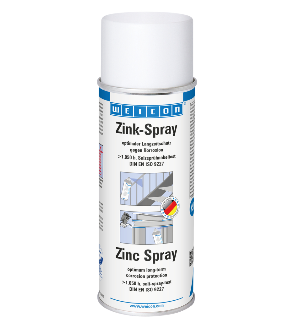Zinc Spray | cathodic corrosion protection with approval for use in the food sector Zinc Spray | cathodic corrosion protection with approval for use in the food sector