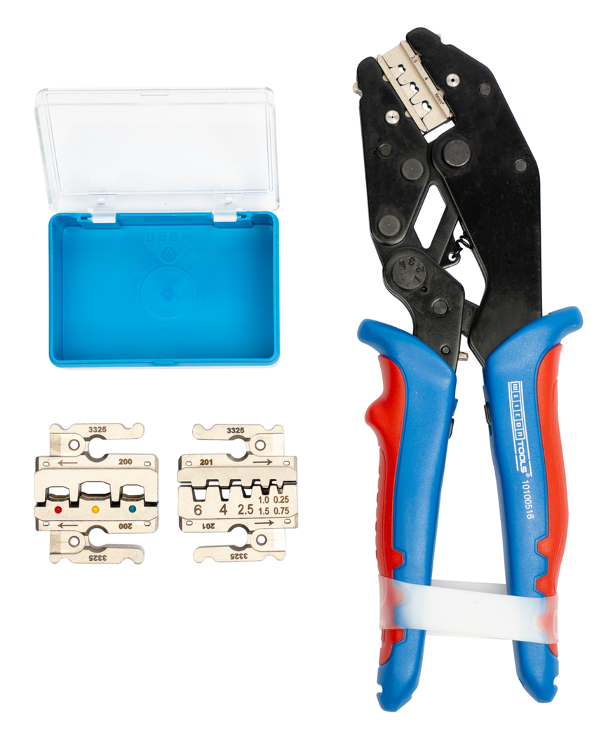 Crimp tool ERGO
 | for crimping MC4 connectors/insulated wire end ferrules/insulated cable lugs