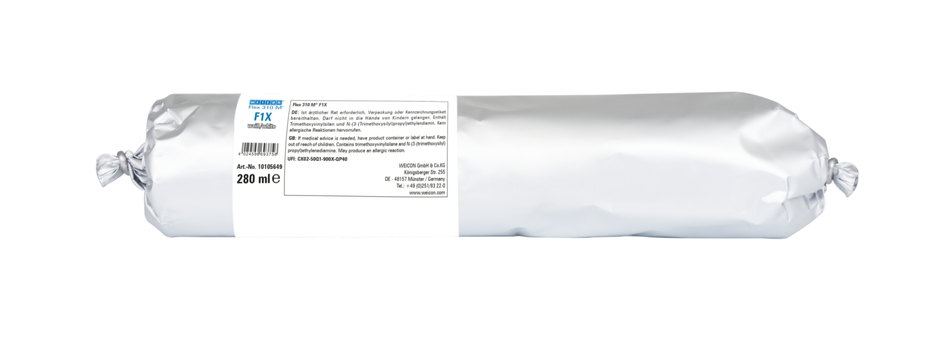 WEICON Green Tube Flex 310 M F1X | MS polymer-based adhesive and sealant with very high initial adhesion, temperature-resistant up to 180°C