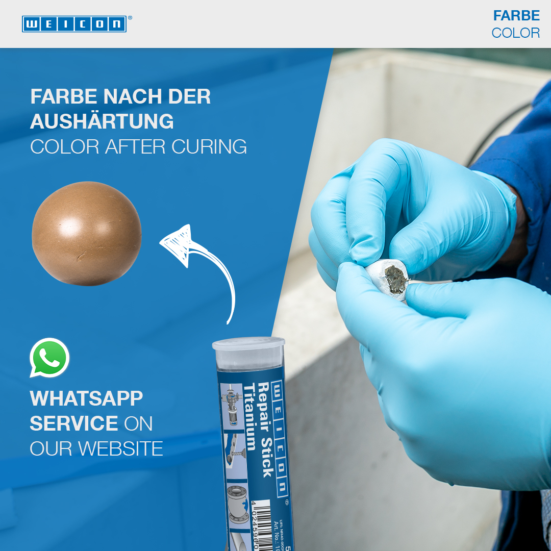 Repair Stick Titanium | Repair putty, resistant to high temperatures