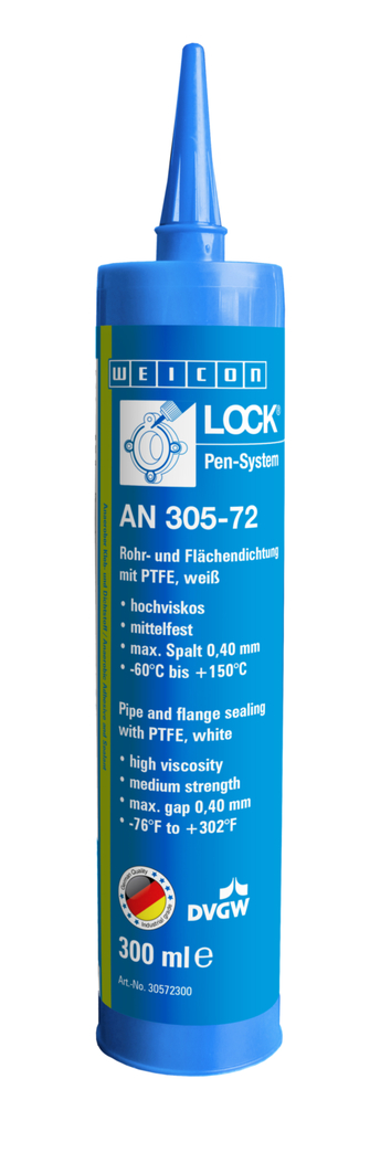 WEICONLOCKĀ® AN 305-72 Pipe and Flange Sealing | with PTFE, medium strength, with drinking water approval WEICONLOCKĀ® AN 305-72 Pipe and Flange Sealing | with PTFE, medium strength, with drinking water approval