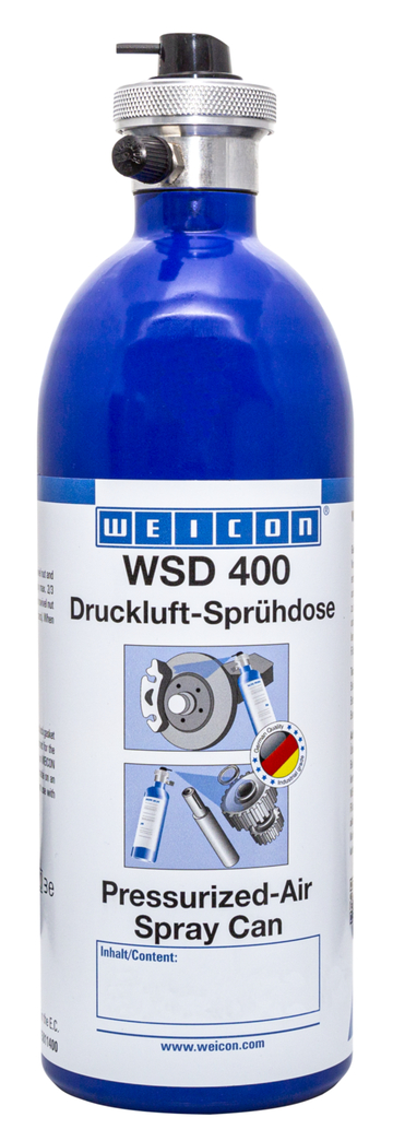 WSD 400 Pressurized-Air Spray Can | refillable WSD 400 Pressurized-Air Spray Can | refillable