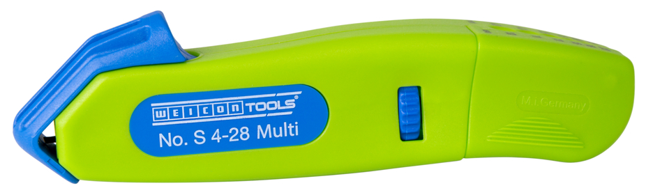 Cable Stripper No. S 4 - 28 Multi Green Line | Sustainable stripping tool I with integrated stripping function I working range 4 - 28 mm Ø Cable Stripper No. S 4 - 28 Multi Green Line | Sustainable stripping tool I with integrated stripping function I working range 4 - 28 mm Ø