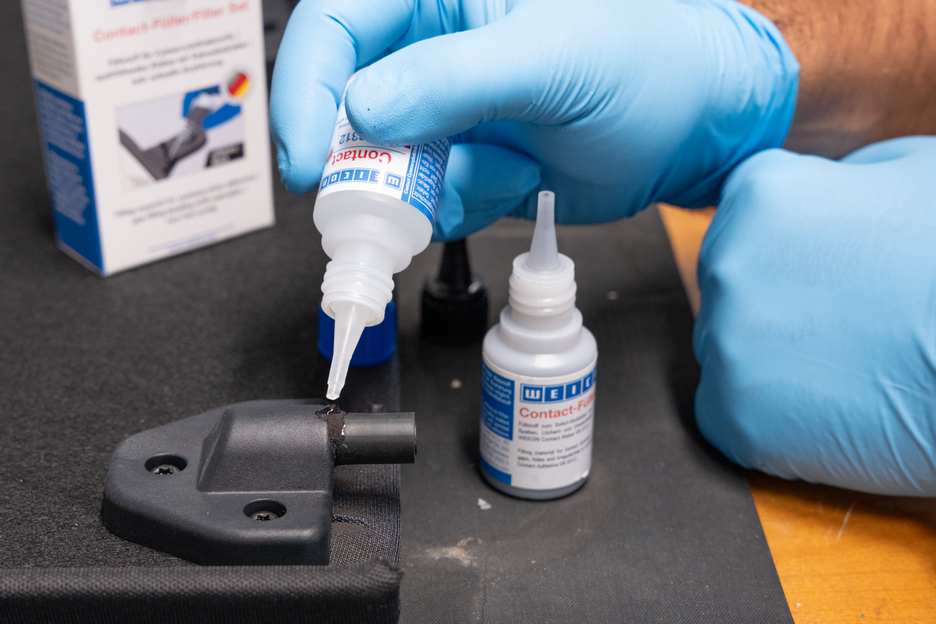 Contact-Filler Set | transparent special filler and cyanoacrylate adhesive Contact VA 8312