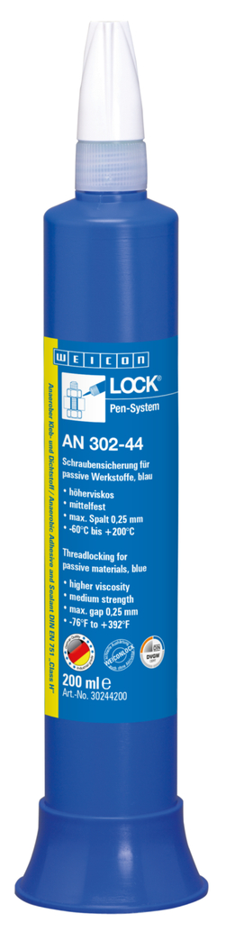 WEICONLOCKĀ® AN 302-44 Threadlocking | for passive materials, medium strength WEICONLOCKĀ® AN 302-44 Threadlocking | for passive materials, medium strength
