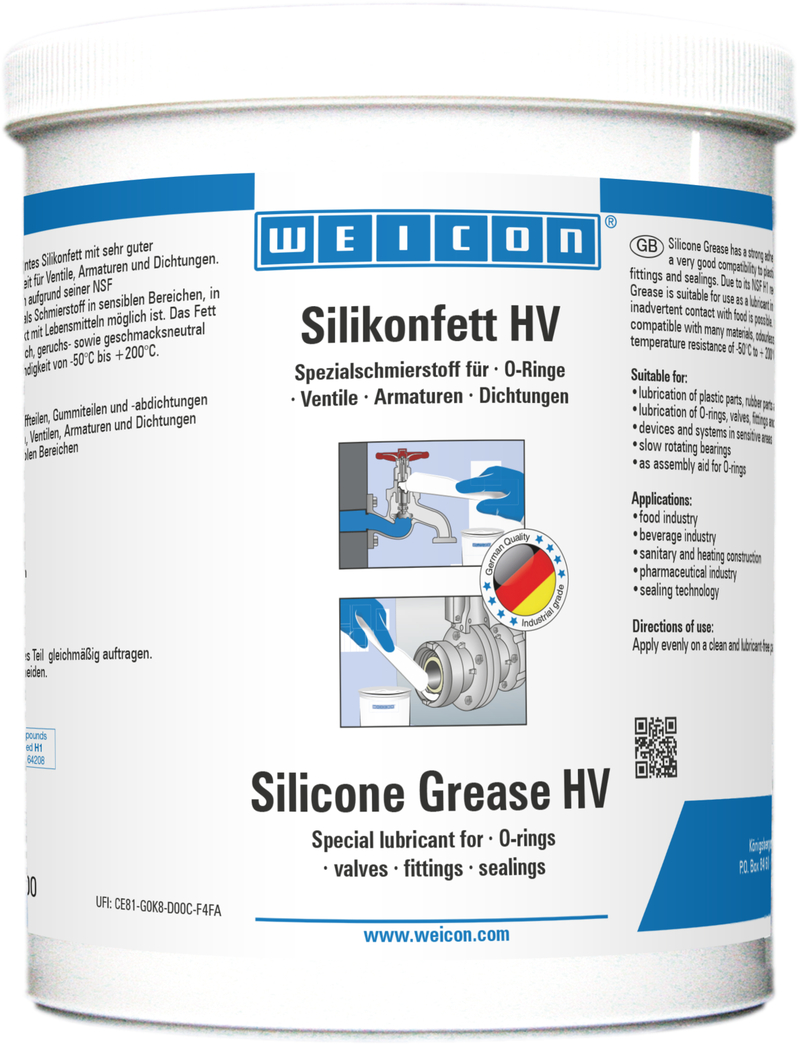 Silicone Grease HV | Food-safe lubricating grease Silicone Grease HV | Food-safe lubricating grease