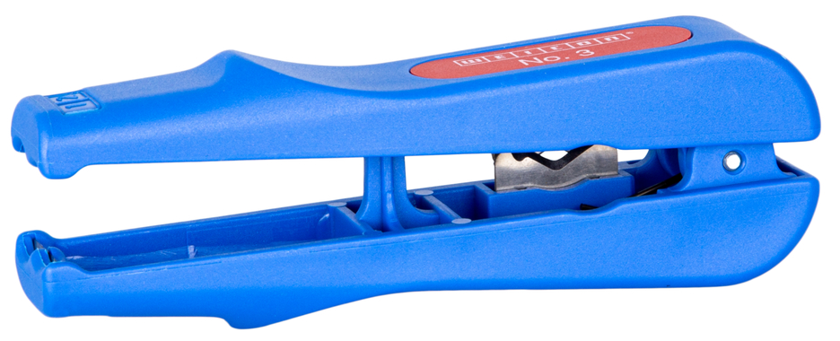 Combi-Coax No. 3 | for skinning and stripping coaxial cables I incl. side cutter I working range 4,8 - 7,5 mm Ø Combi-Coax No. 3 | for skinning and stripping coaxial cables I incl. side cutter I working range 4,8 - 7,5 mm Ø