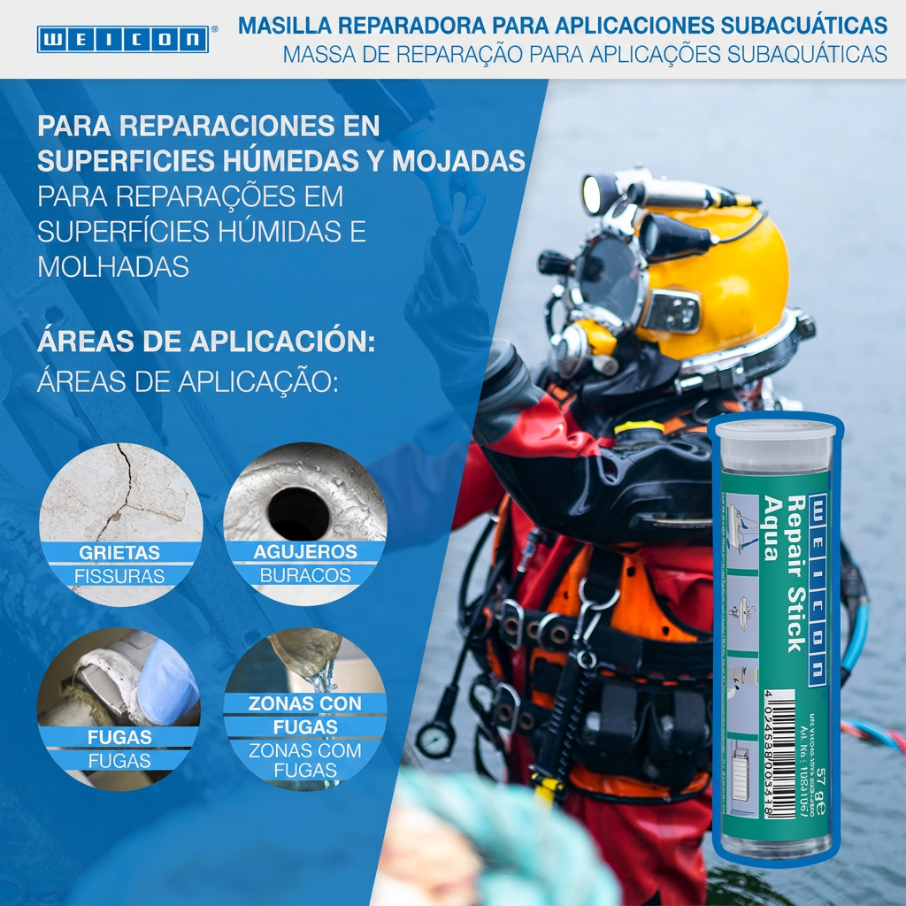 Repair Stick Aqua | Repair putty for underwater applications