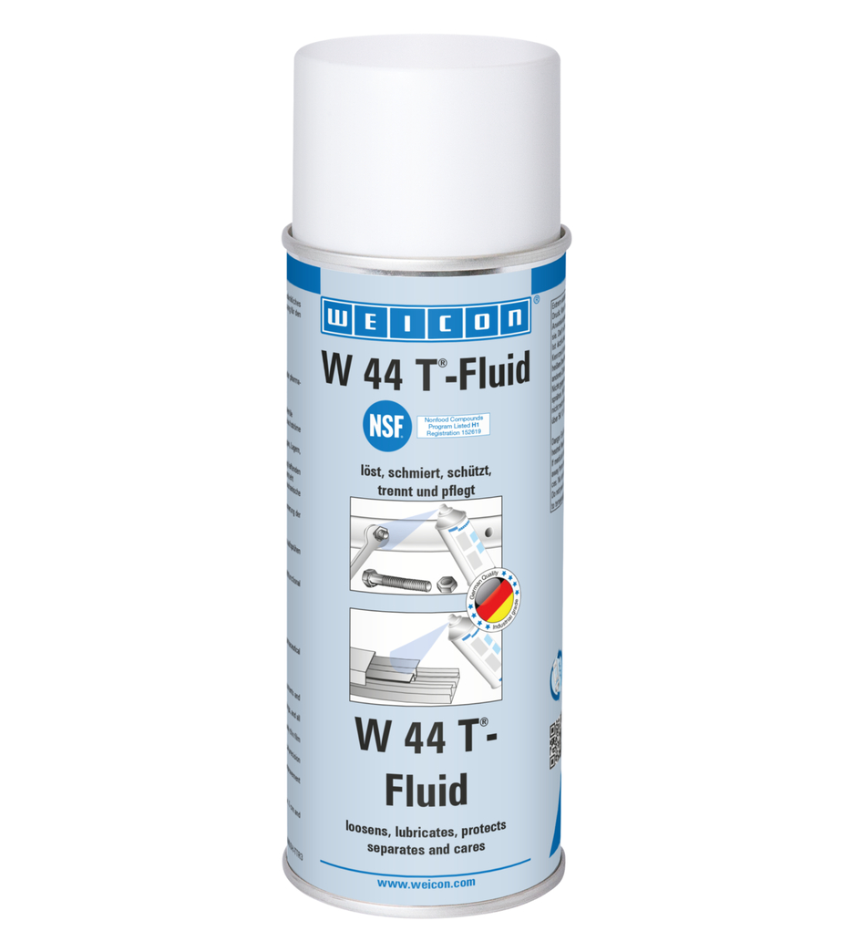 W 44 TĀ®-Fluid | lubricating and multifunctional oil for the food sector NSF H1 W 44 TĀ®-Fluid | lubricating and multifunctional oil for the food sector NSF H1