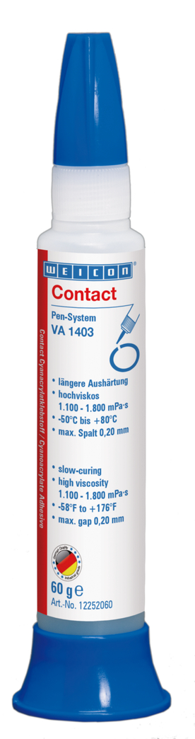 VA 1403 Cyanoacrylate Adhesive | moisture-resistant instant adhesive with high viscosity VA 1403 Cyanoacrylate Adhesive | moisture-resistant instant adhesive with high viscosity