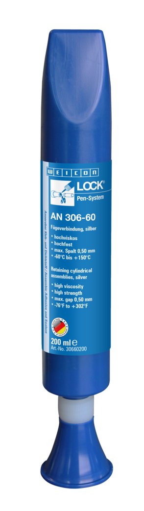 WEICONLOCKĀ® AN 306-60 Retaining Cylindrical
Assemblies | for the repair of fitting elements, high strength WEICONLOCKĀ® AN 306-60 Retaining Cylindrical
Assemblies | for the repair of fitting elements, high strength