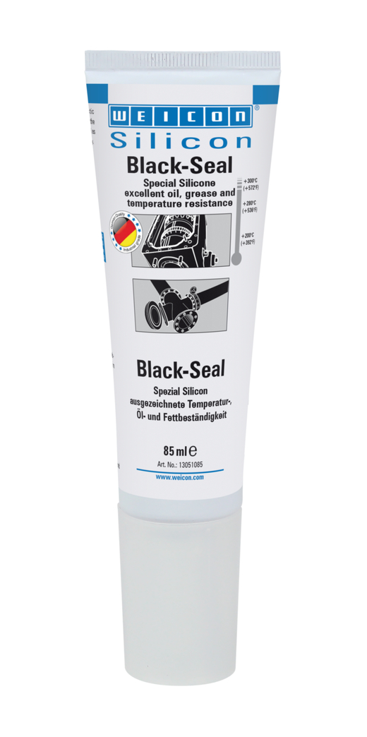 Black-Seal Special Silicone | permanently elastic sealant for oil- or grease-resistant areas