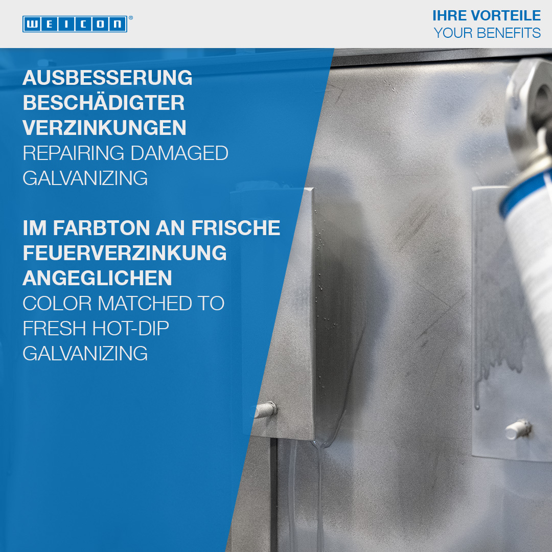 Zinc Spray | cathodic corrosion protection with approval for use in the food sector